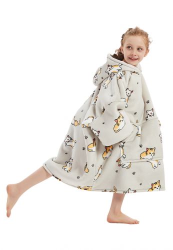Afwijking postkantoor Elegantie Katjes fleece deken voor kinderen | Cute & comfy | online bij badjassen.nl